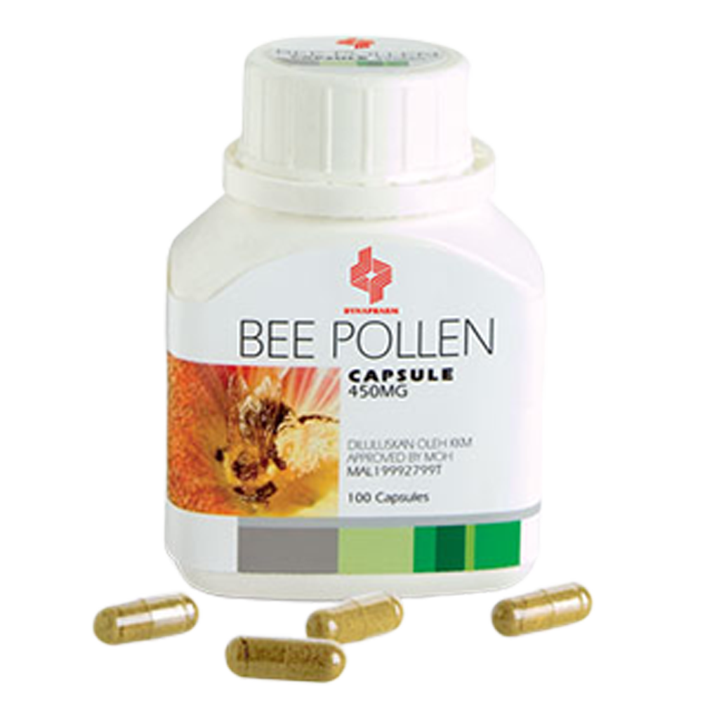 Bee pollen capsules 100's (complément alimentaire)