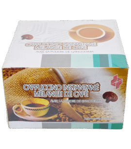 Café Cappuccino avec Ganoderma