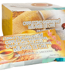 Café Cappuccino avec Ganoderma