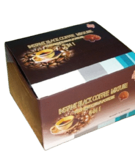 Mélange de Café Noir Instantané et Ganoderma (2en1)