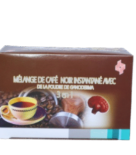 Mélange de Café Noir Instantané et Ganoderma