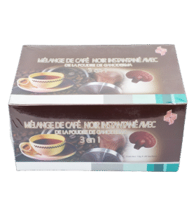 Mélange de Café Noir Instantané et Ganoderma